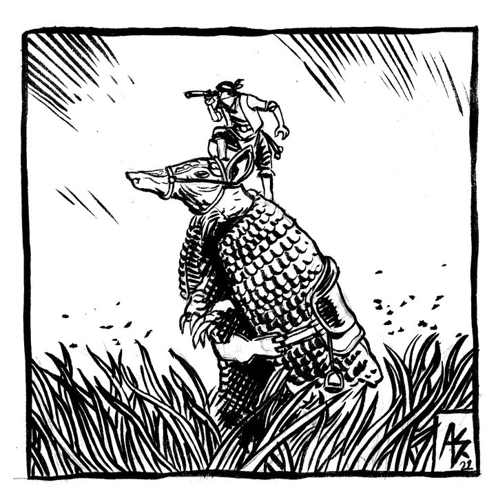 Inktober 2022 - Day 15 - Armadillo x Retamar.jpg