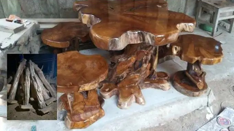 Memanfaatkan Akar Jati Menjadi Produk Bernilai Jual Tinggi Sampai ke Luar Negeri