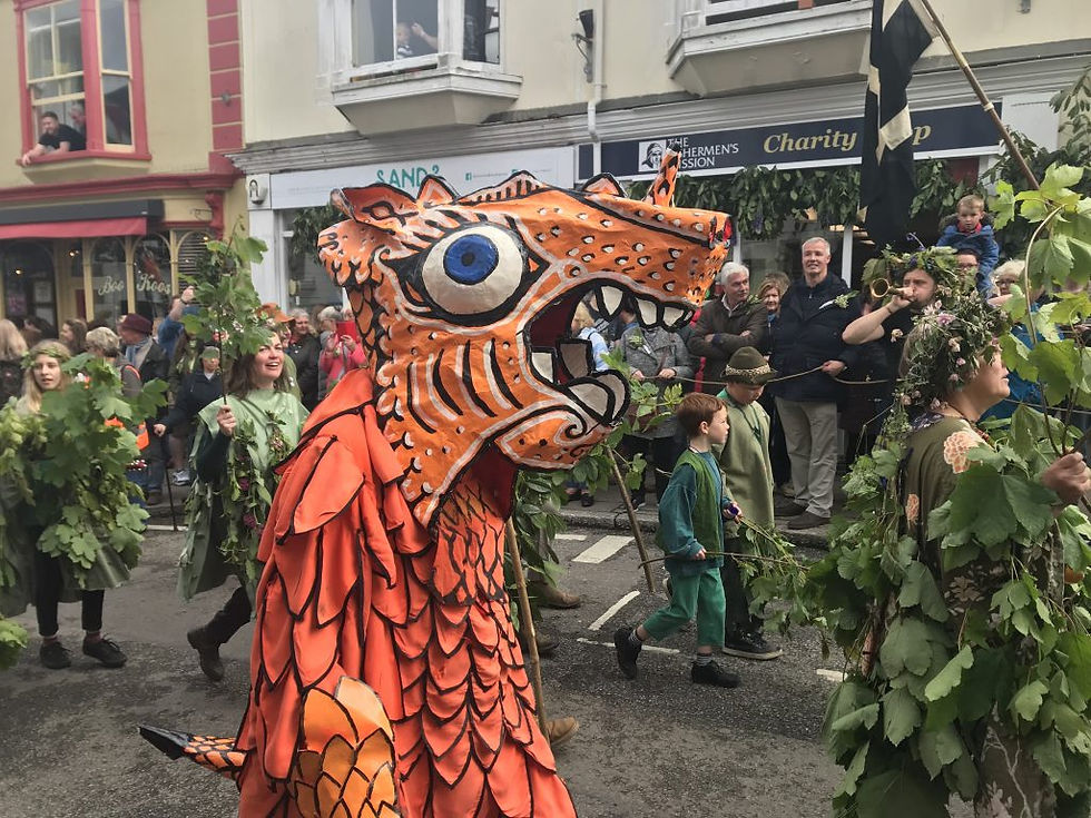 The Hal-an-Tow Dragon