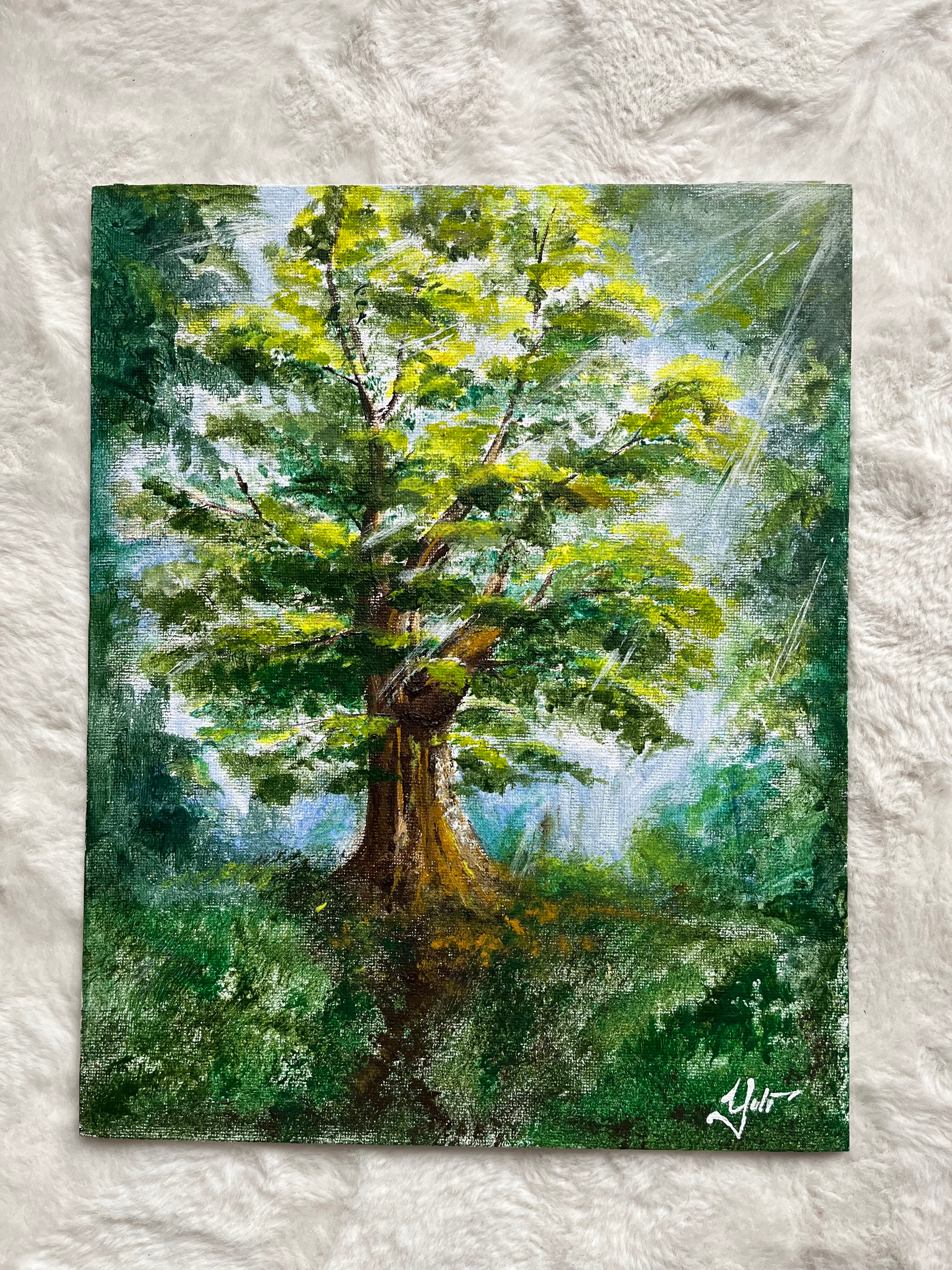 Original Acrylic Tree on Canva