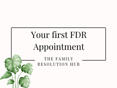 What Happens at Your First FDR Appointment?