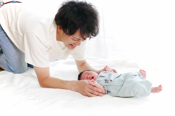 姫路市 ニューボーンフォト 撮影レポート ファミリー 赤ちゃん 男の子 出張撮影