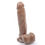 Thumbnail: 9.05" Brown Realistic Dildo with Balls and Suction Base