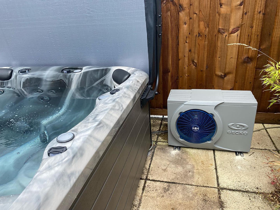 Heat Pump Installation Hot Tub