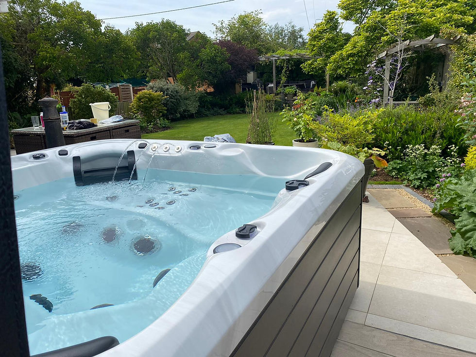Hot Tub in Spring