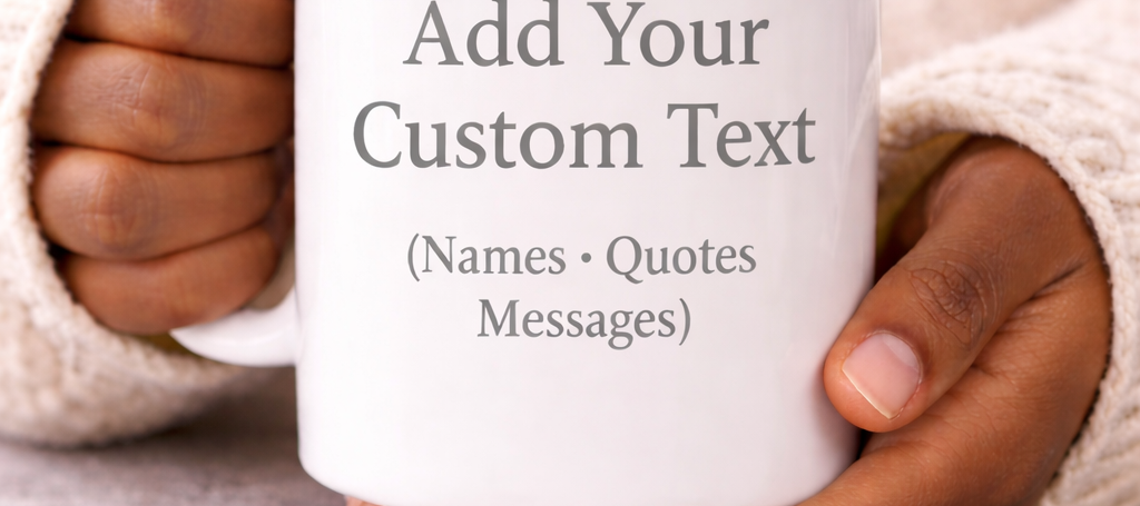 Custom Text Mug