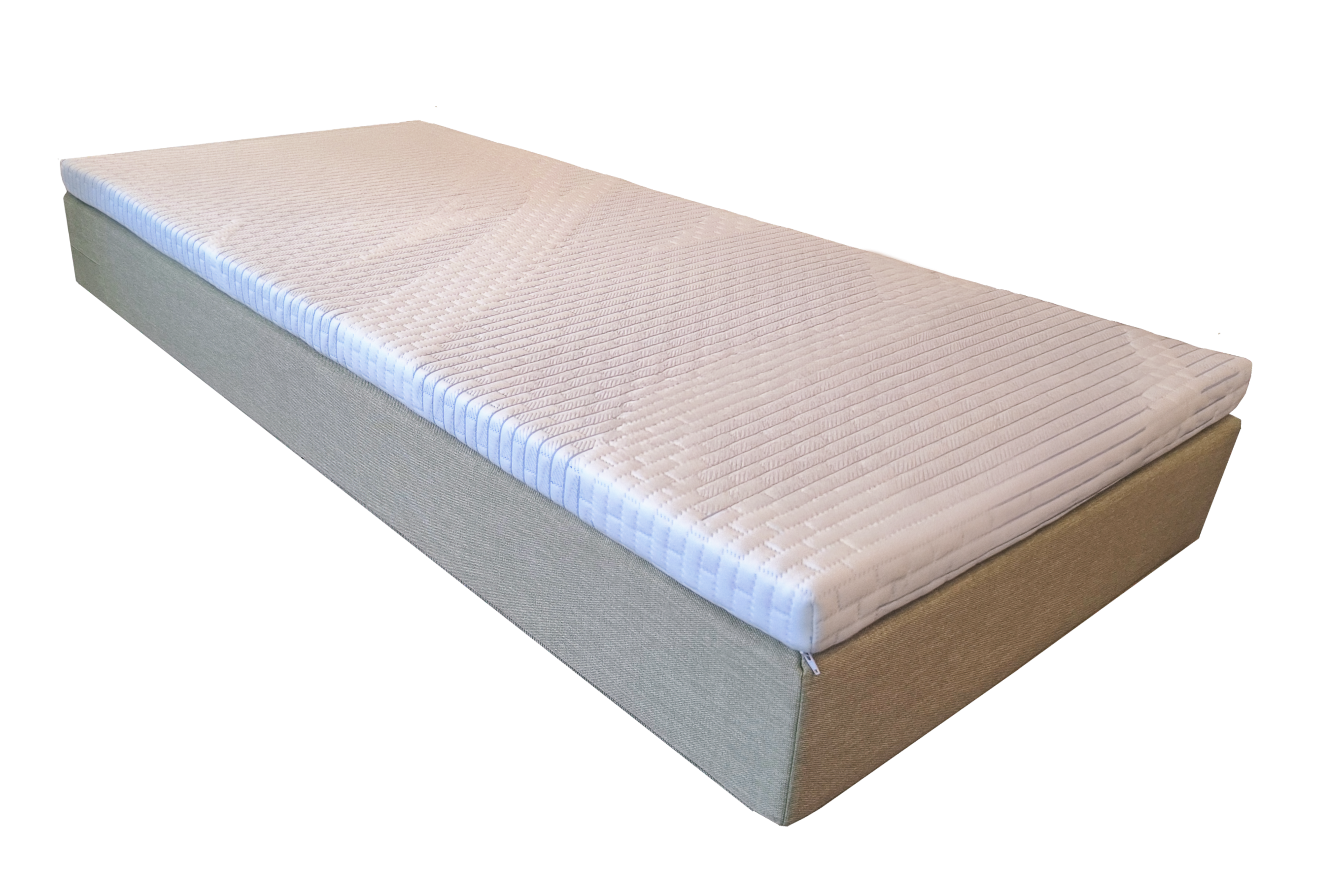 Drukverlagend matras + topper Hybride gestoffeerd