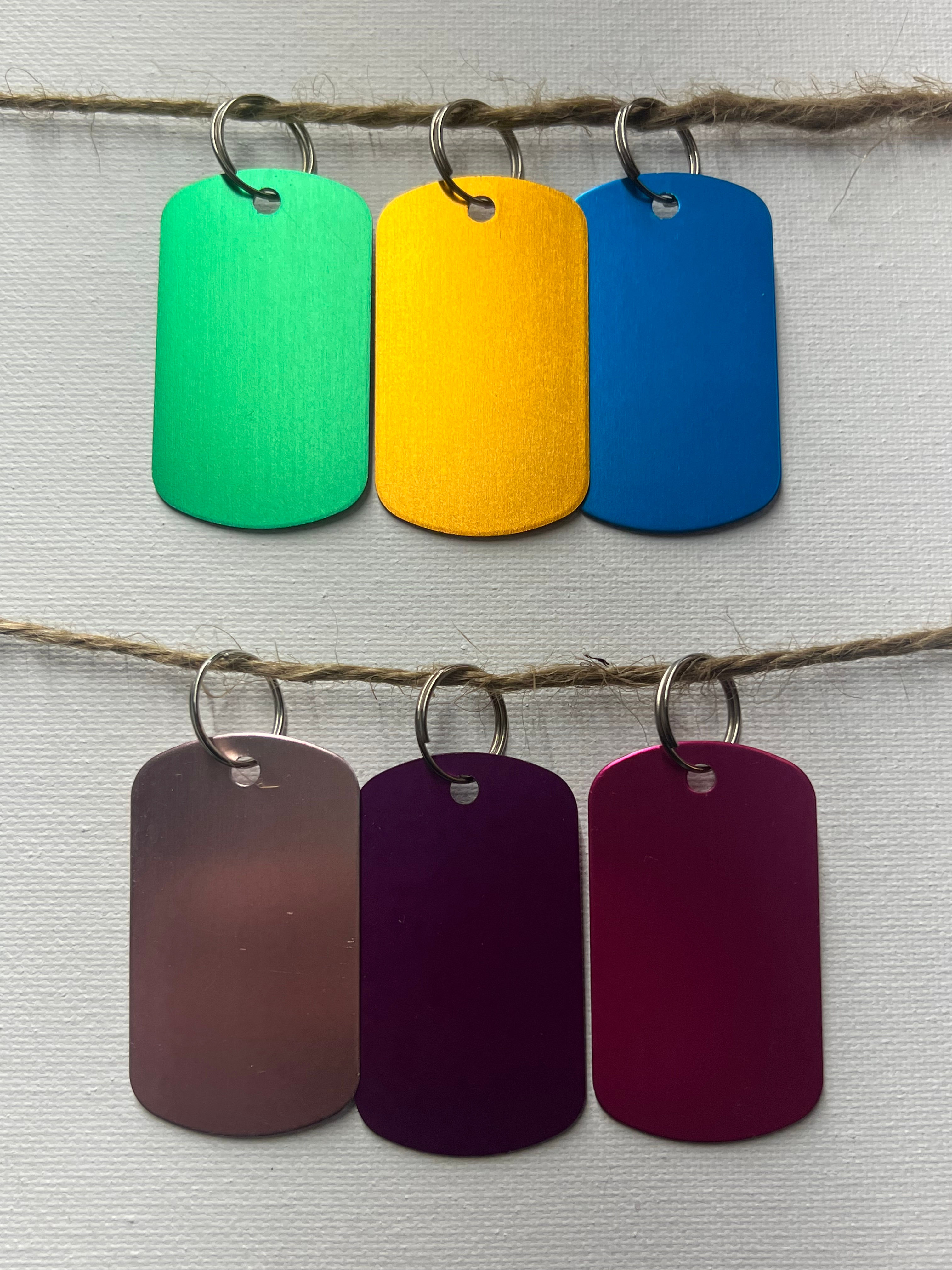 Pet ID Tag (Dog Tag Shape)