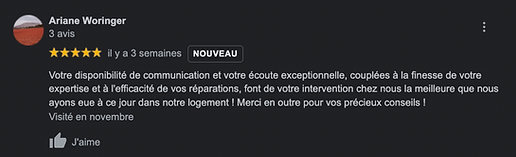 avis client