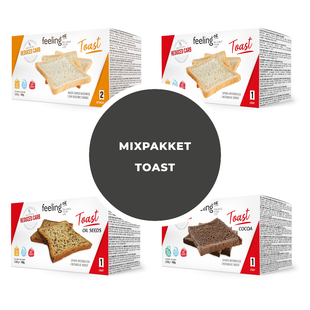 4 X FEELING OK Toast MIX Pakket