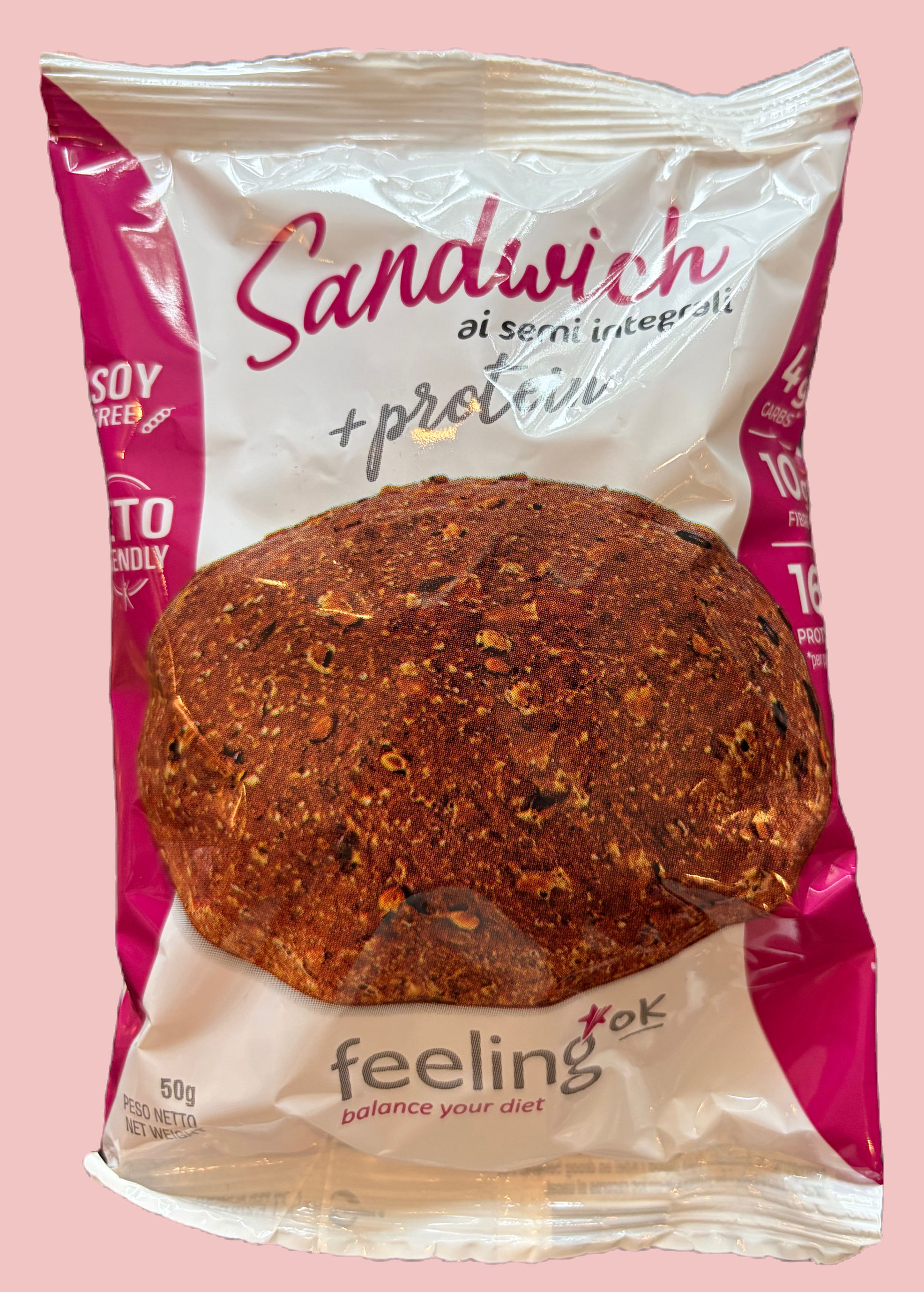 Feeling OK sandwich met zaadjes dieet fase 1 -  proteinedieet