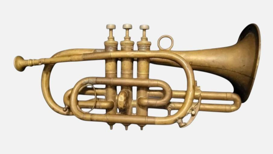Cornet "Kessels Muziekinstrumentenfabriek Den Haag"