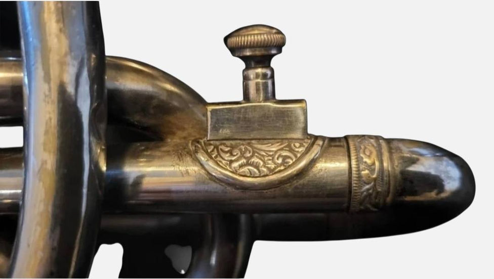 Gautrot-Ainé & Cie "Excelsior" Cornet ornate ferrules and supports