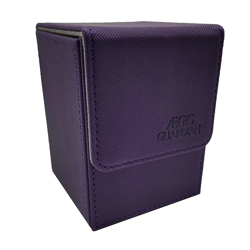 Thumbnail: AEGIS GUARDIAN Top Loading Card Case Deck Box Mtg Yugioh TCG Binders: 100+