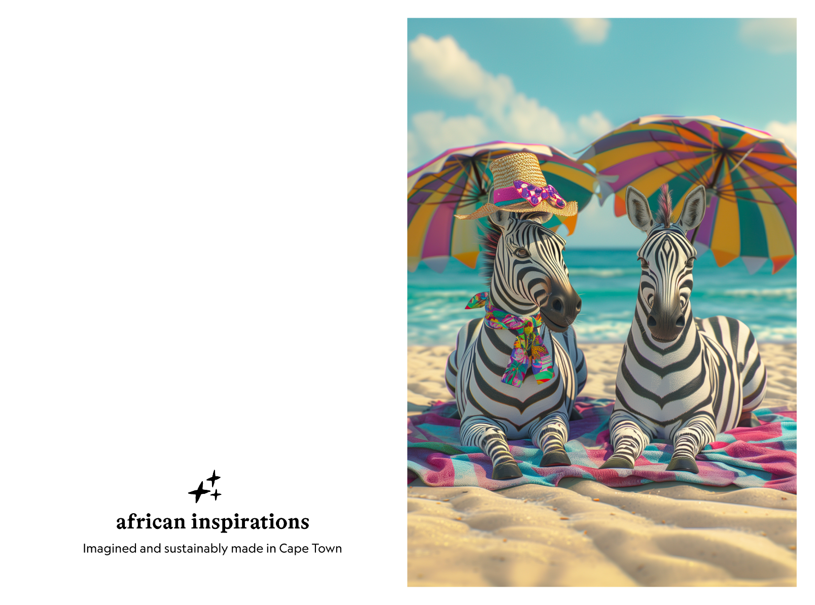 Beach Day - Zebra