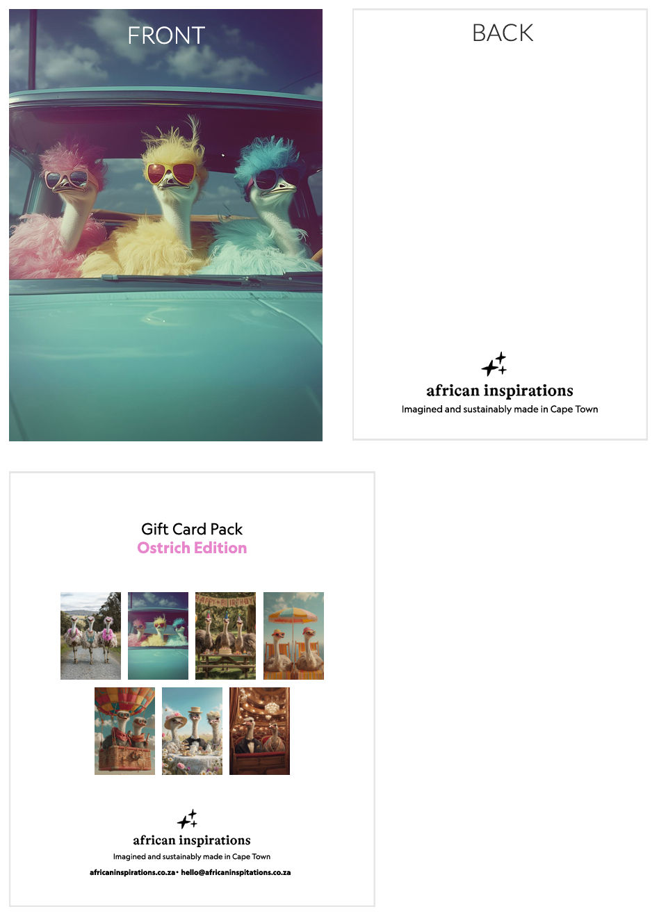 Ostrich Gift Packs