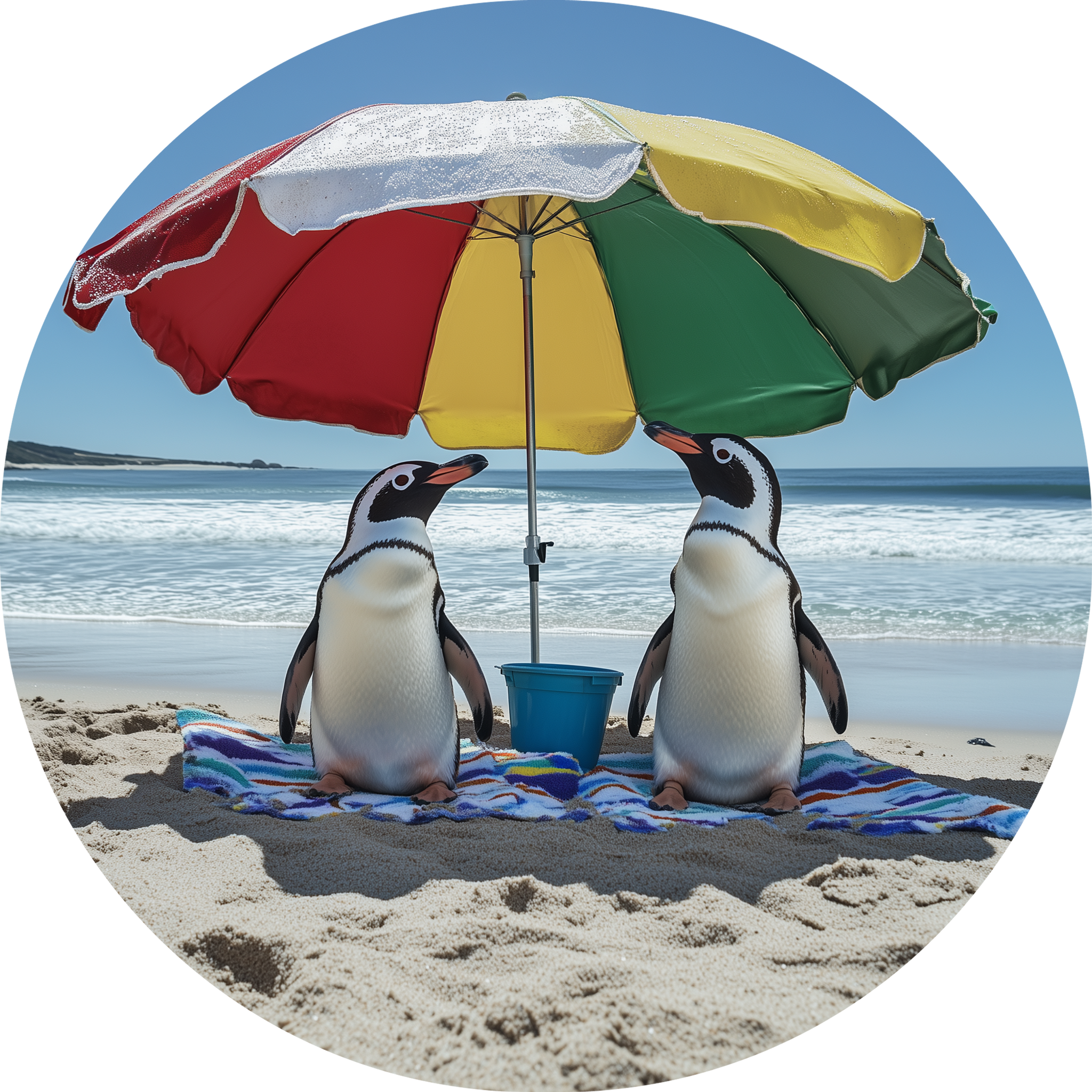 Beach Day - Penguin
