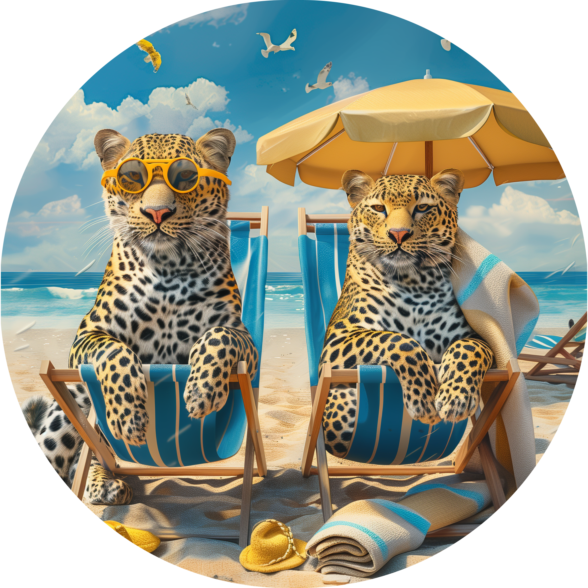 Beach Day - Cheetah