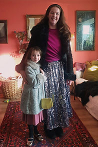 Bella and eldest daughter in fancy dress
