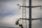 IF1200 drone installing utility line