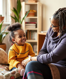 parent and child receiving therapy in warm welcoming space ethnic diversity .jpg