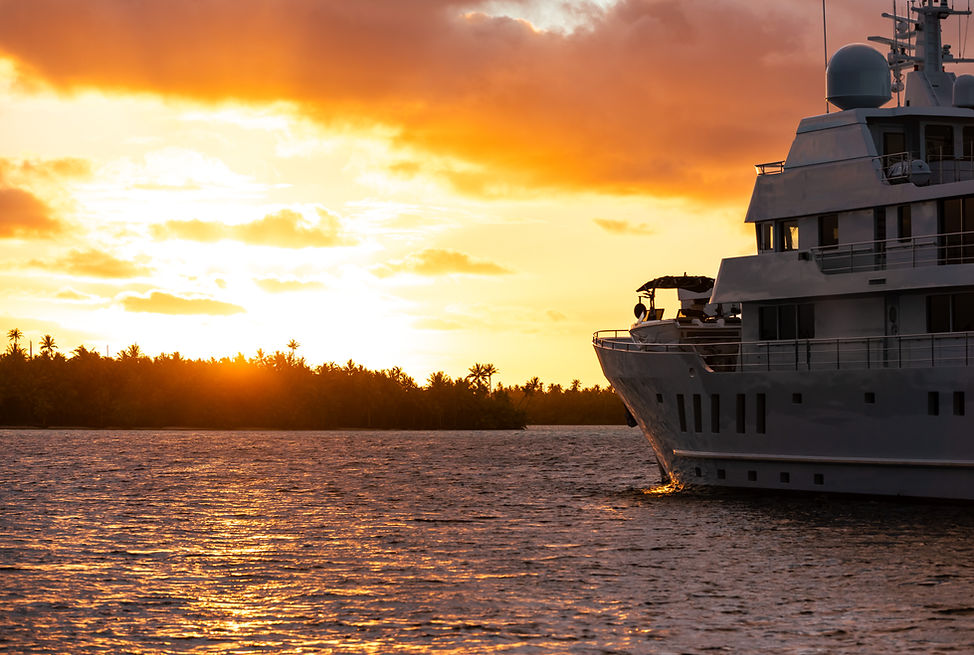 Sunset over Tahiti