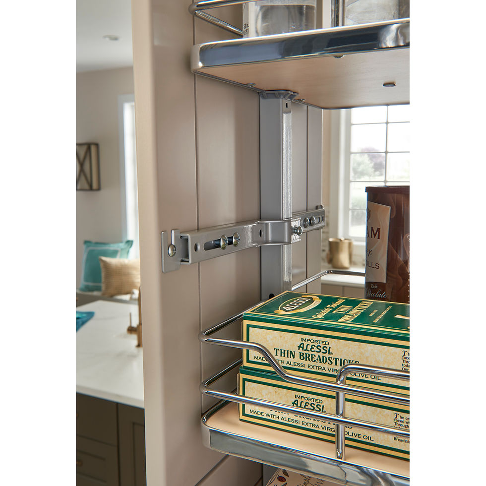 Thumbnail: Contemporary Cloud Blind Corner Organizer for Blind Left Cabinet