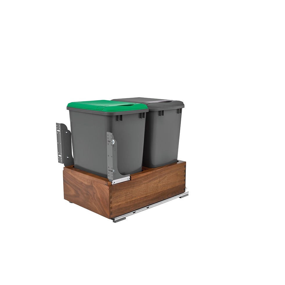 Thumbnail: Wood Base Cabinet Cutting Board Drawer Replacement System w/Soft Close