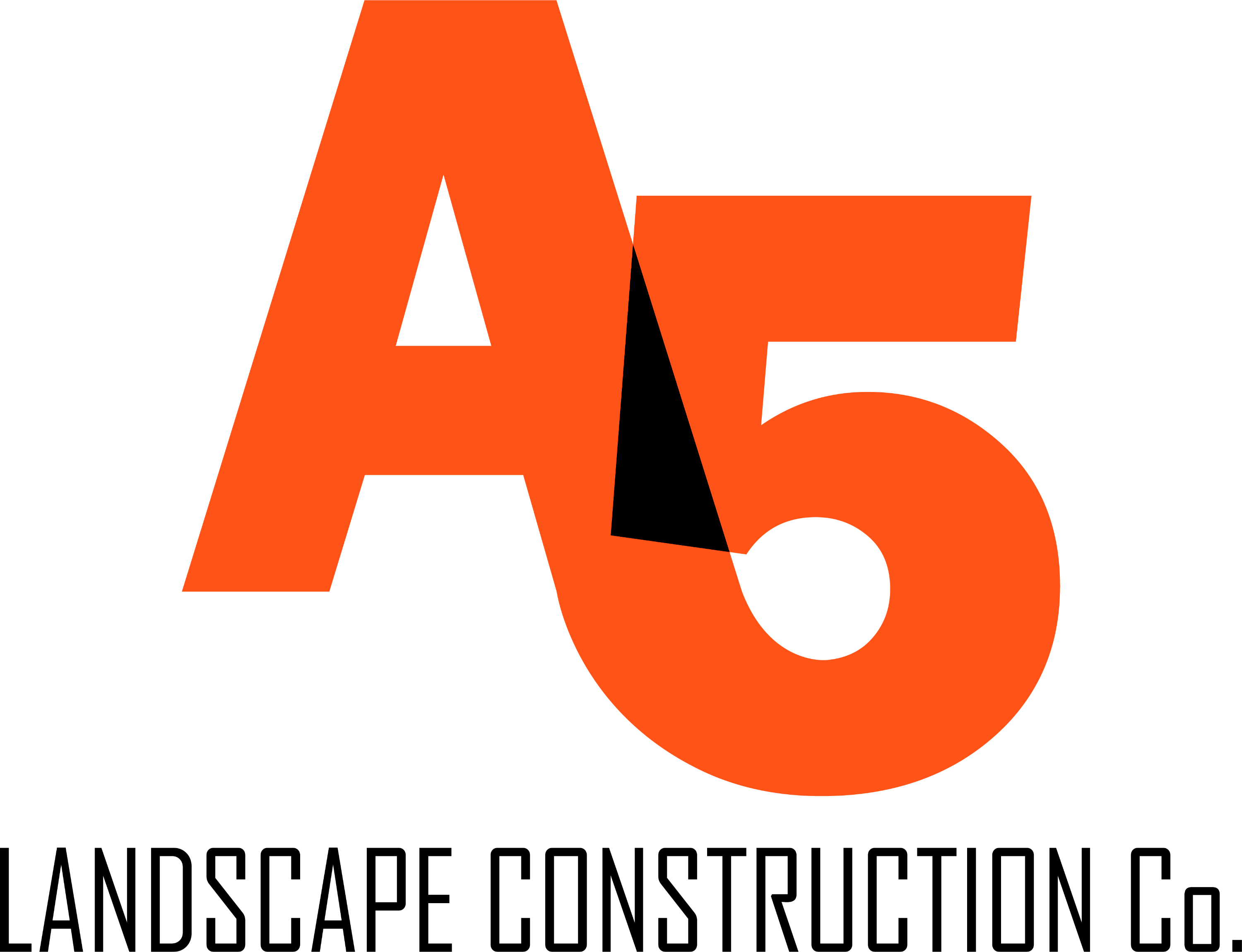 A5 LANDSCAPE CO logo