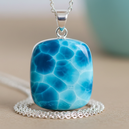 Discover the Elegance of Artisan Larimar Jewelry Designs