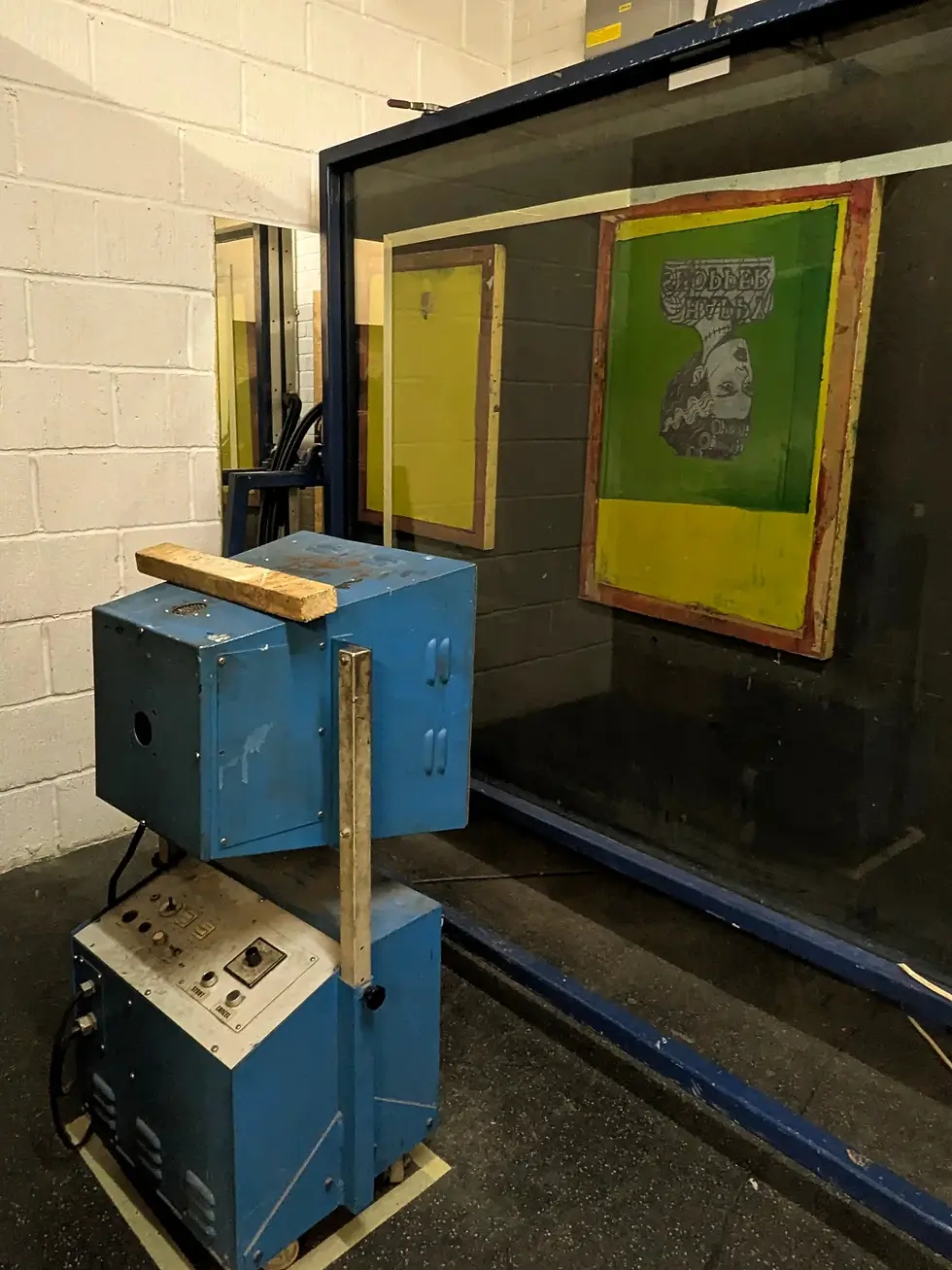 Johnny Larran, 2025. Pulp street art, pop art. screen printing process Bainbridge Print