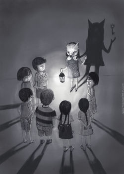 Illustration based on Lonely Castle in the Mirror