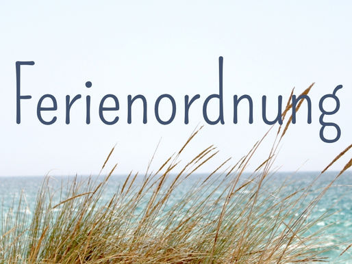 Ferienordnung im Sommer