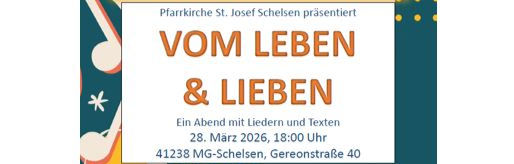 vom Leben & Lieben - ein Abend mit Liedern und Texten