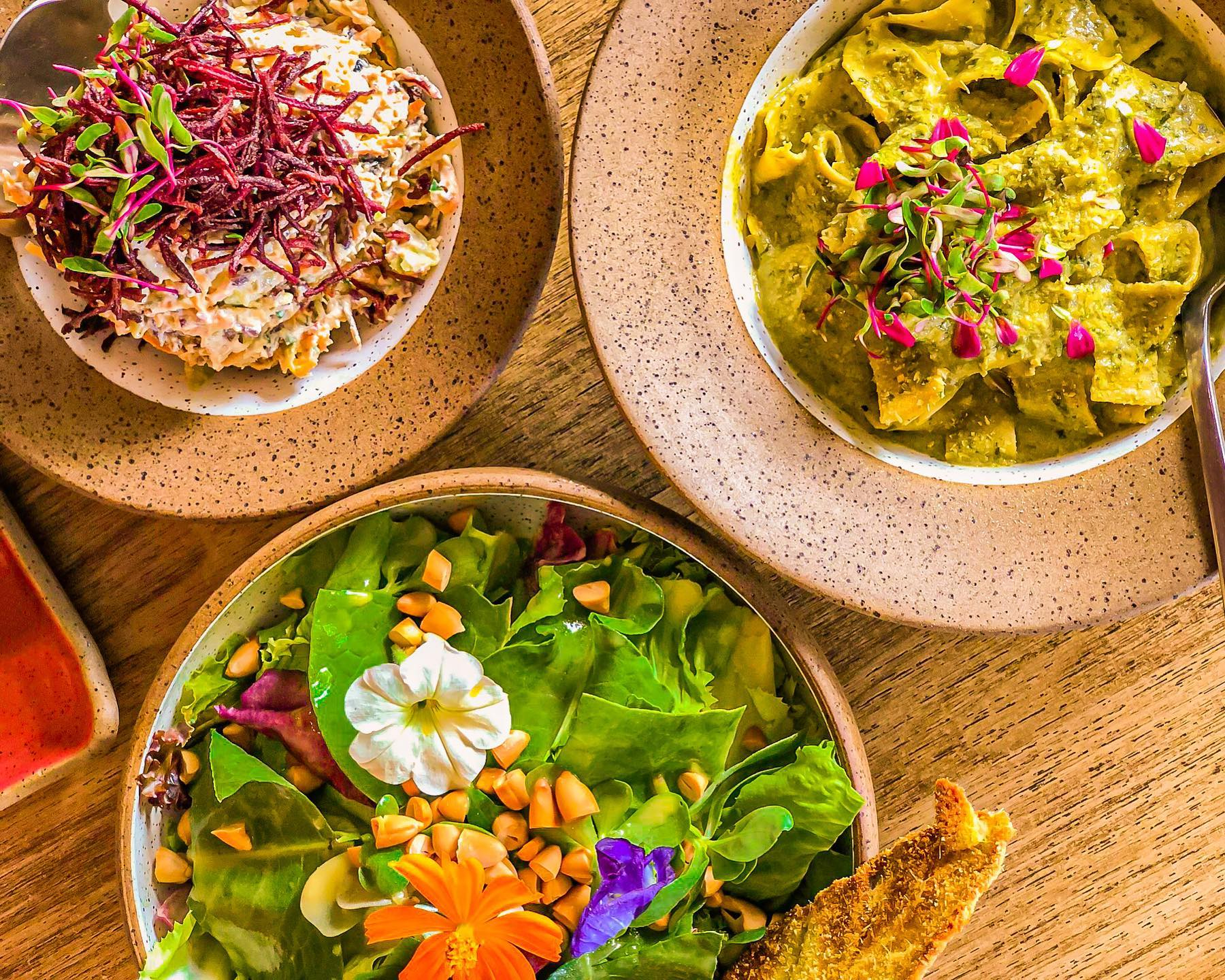 Arranged Food and Objects