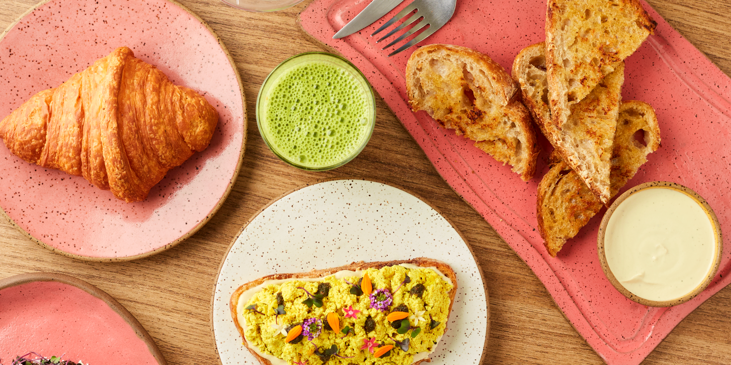 Arranged Food and Objects