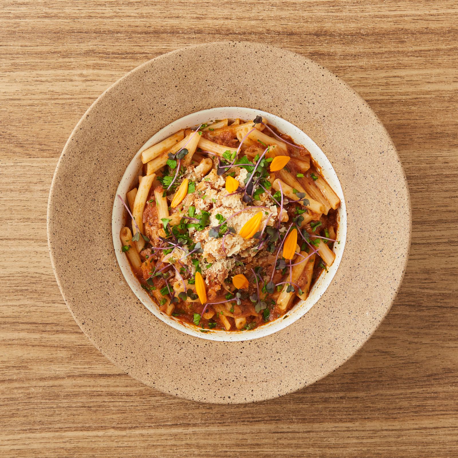 Arranged Food and Objects