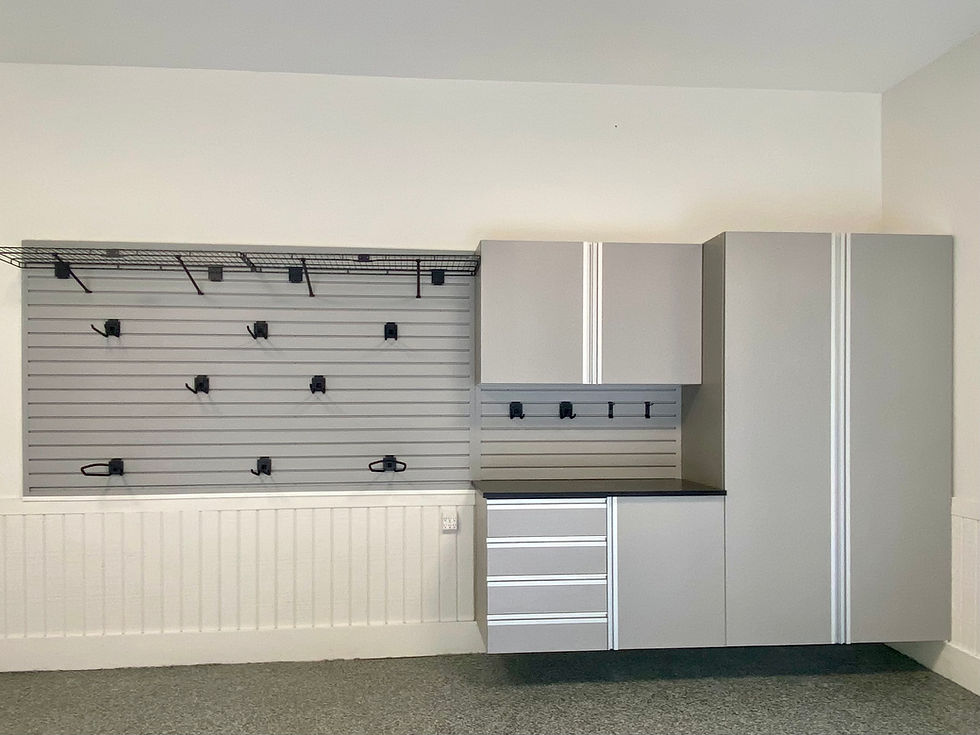 Custom Garage Cabinet Installation