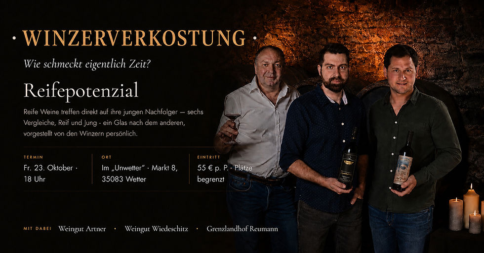 Reifepotenzial - Jung trifft reif - Wie schmeckt Zeit?