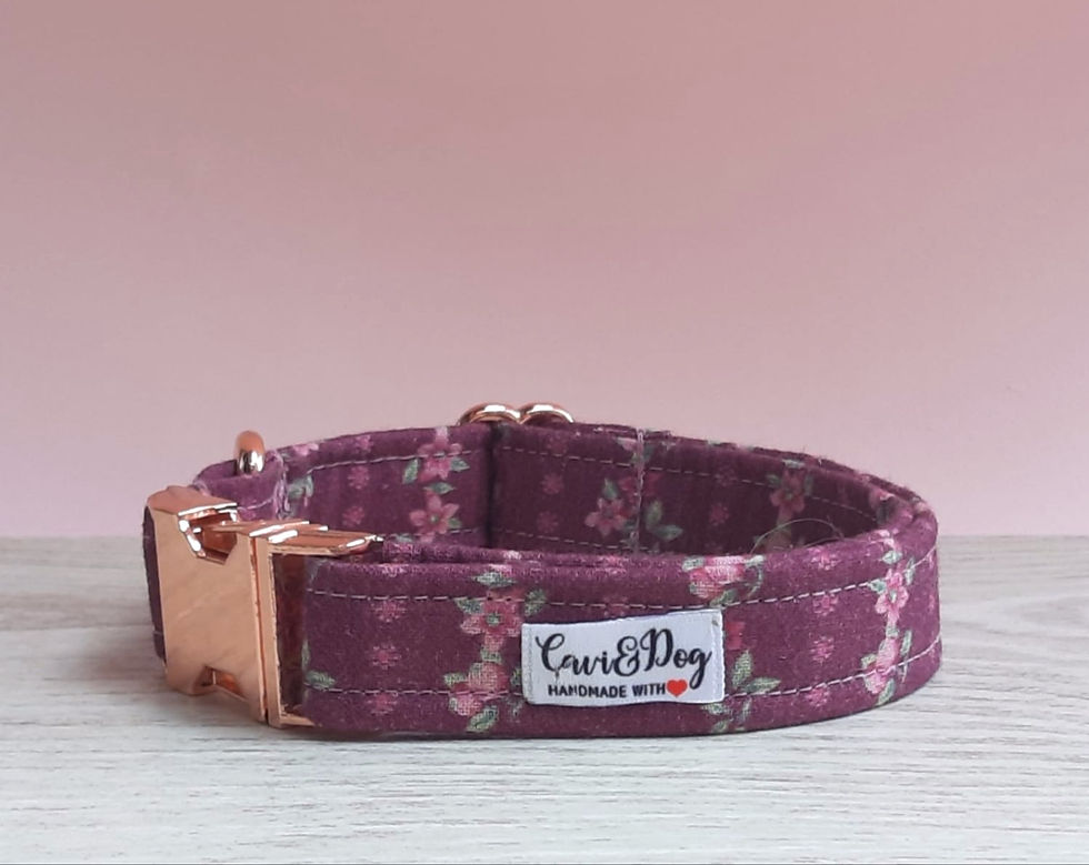 Little Flowers Dog Collar