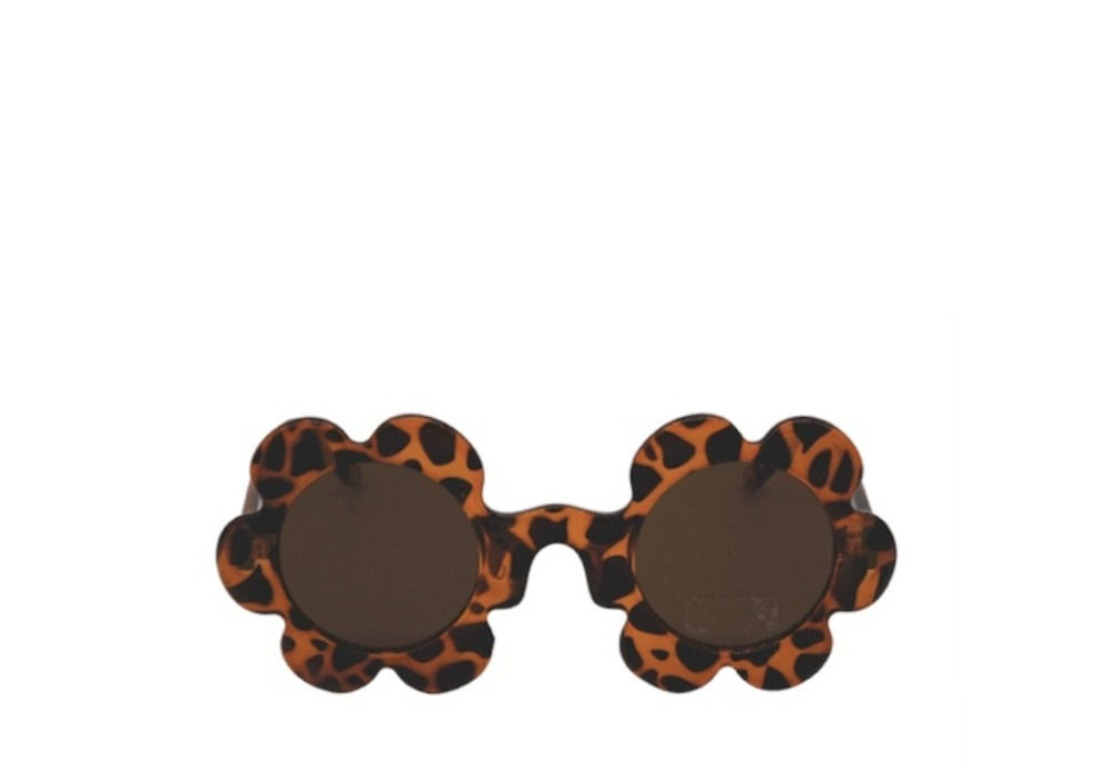 Lunette de soleil enfant fleur léopard