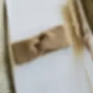 Bandeau femme sherpa beige