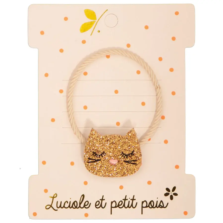 Élastique chat bronze