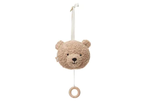 Peluche musicale Teddy Bear couleur biscuit
