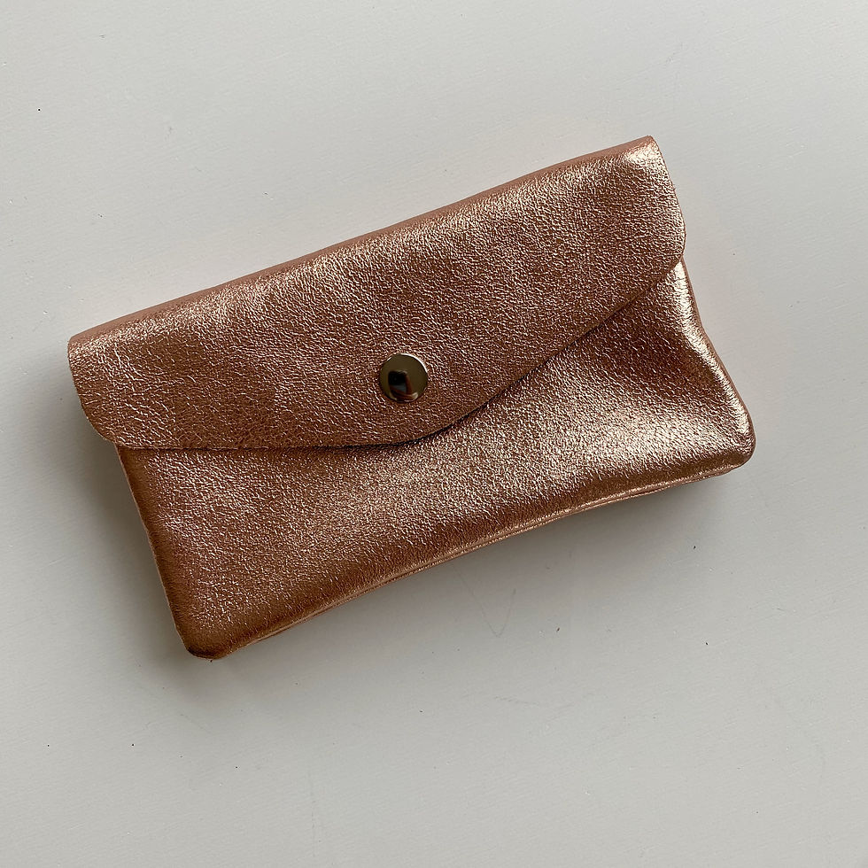 Miniature : Grand porte monnaie en cuir irise