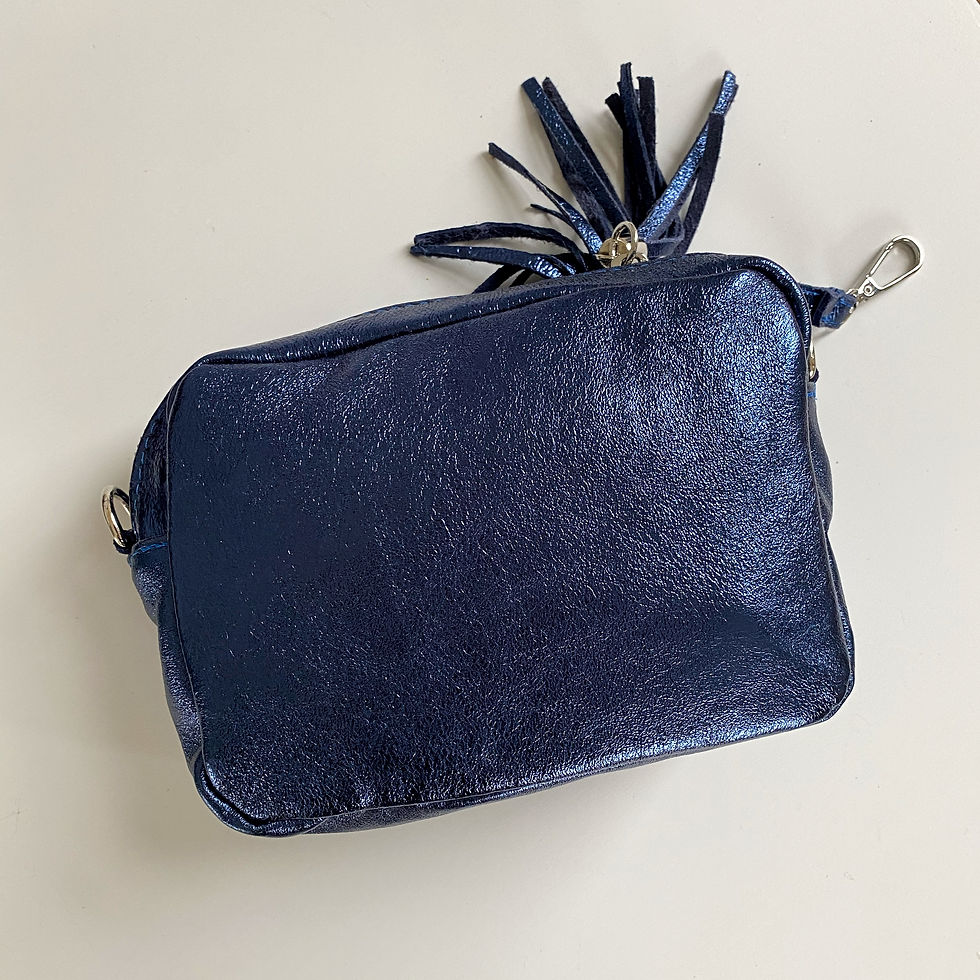 Miniature : Sac bandoulière cuir irisé