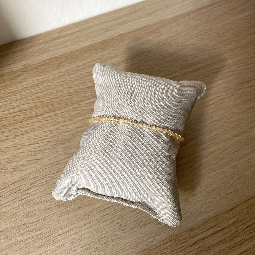 Miniature : Bracelet citrine facetté