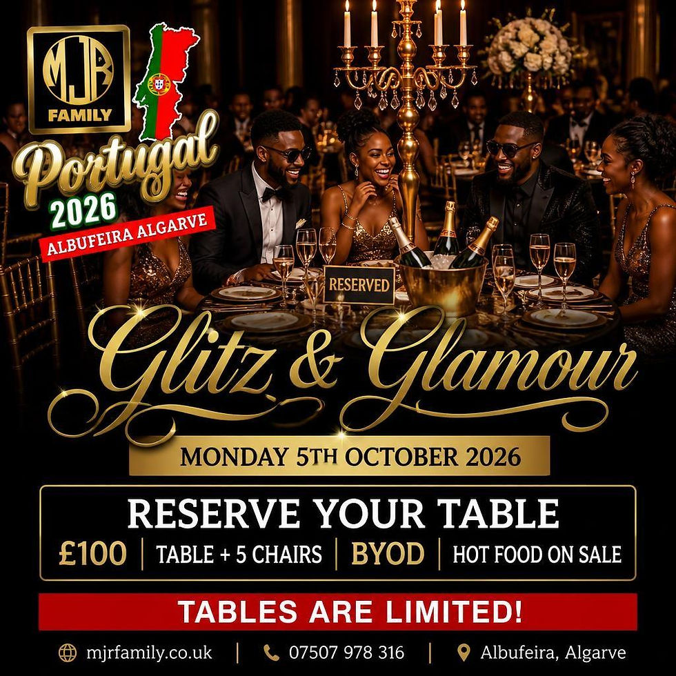 Glitz N Glamour Table £100+Bf