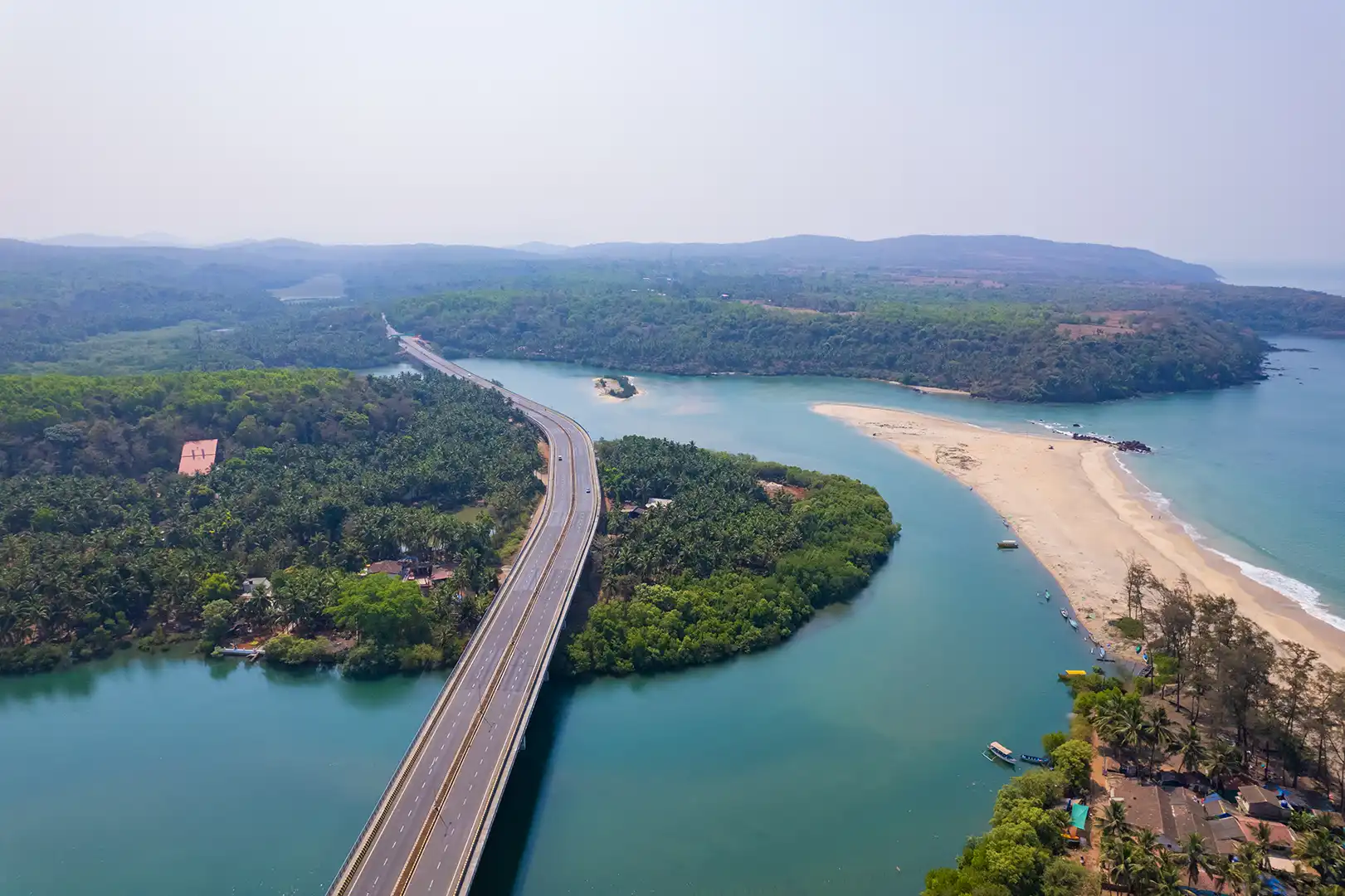 aerial view of goa by satvan yoga