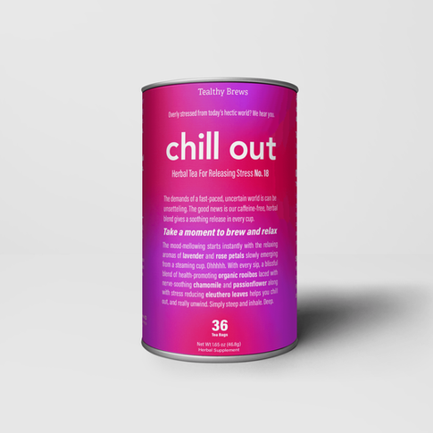 Chill Out Tea Packaging